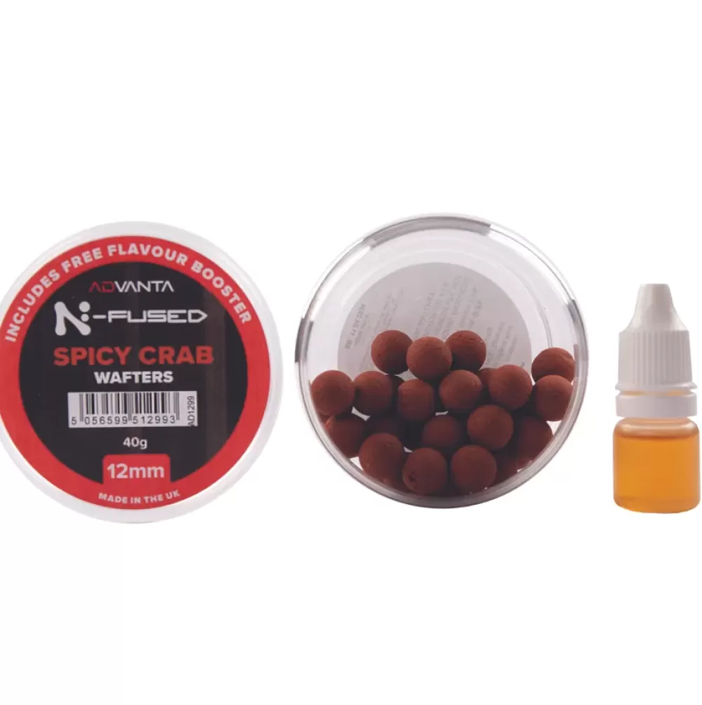 Advanta N-Fused Spicy Crab Fishing Wafters- Bait & Additives