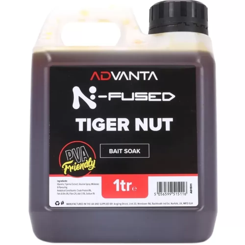 Advanta N-Fused Tiger Nut Bait Soak 1L- Bait & Additives