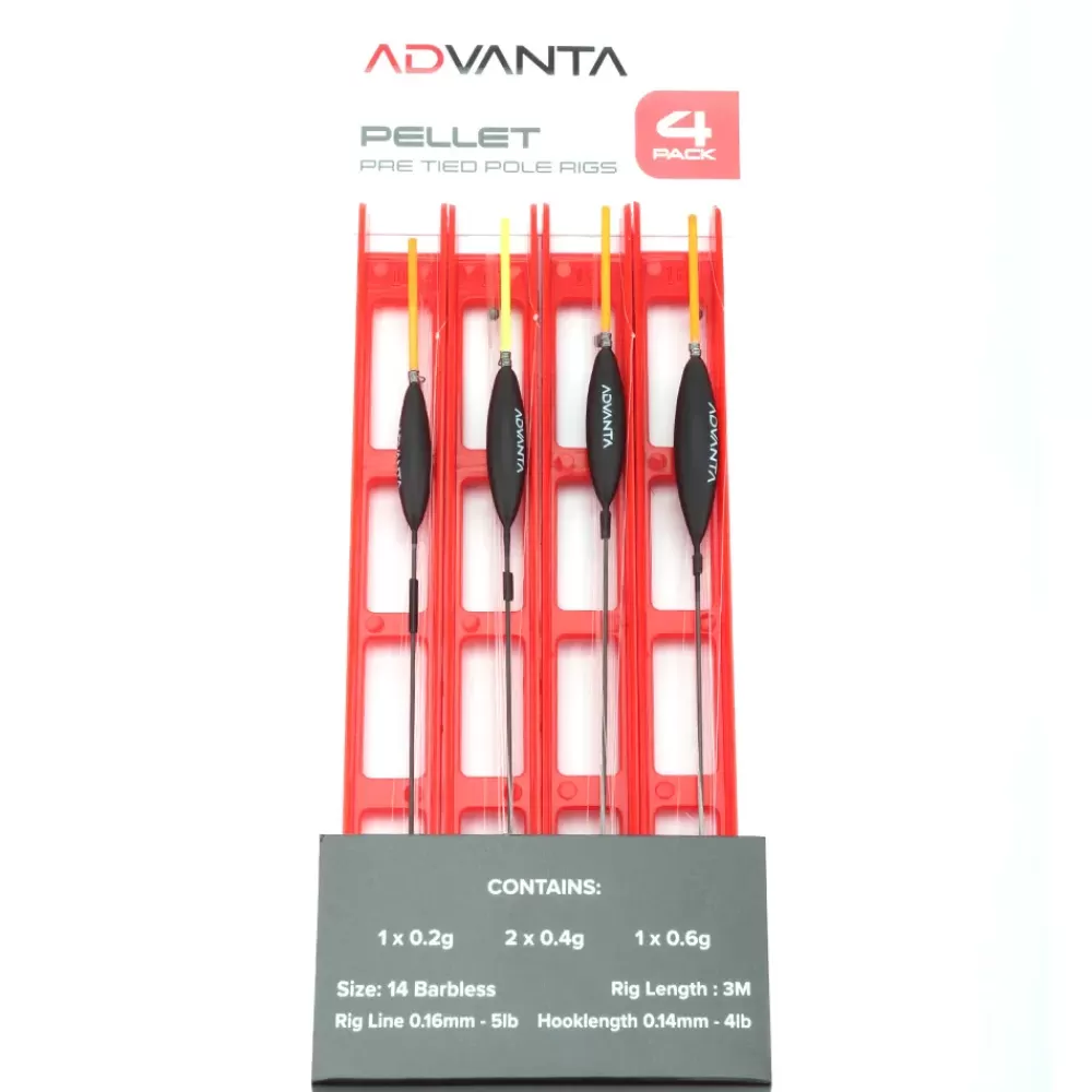 Advanta Pre Tied Pole Rigs - Pellet