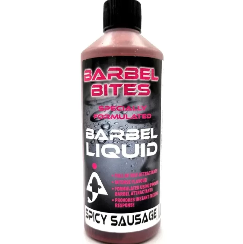 Bait-Tech Barbel Bites Spicy Sausage Liquid 500ml