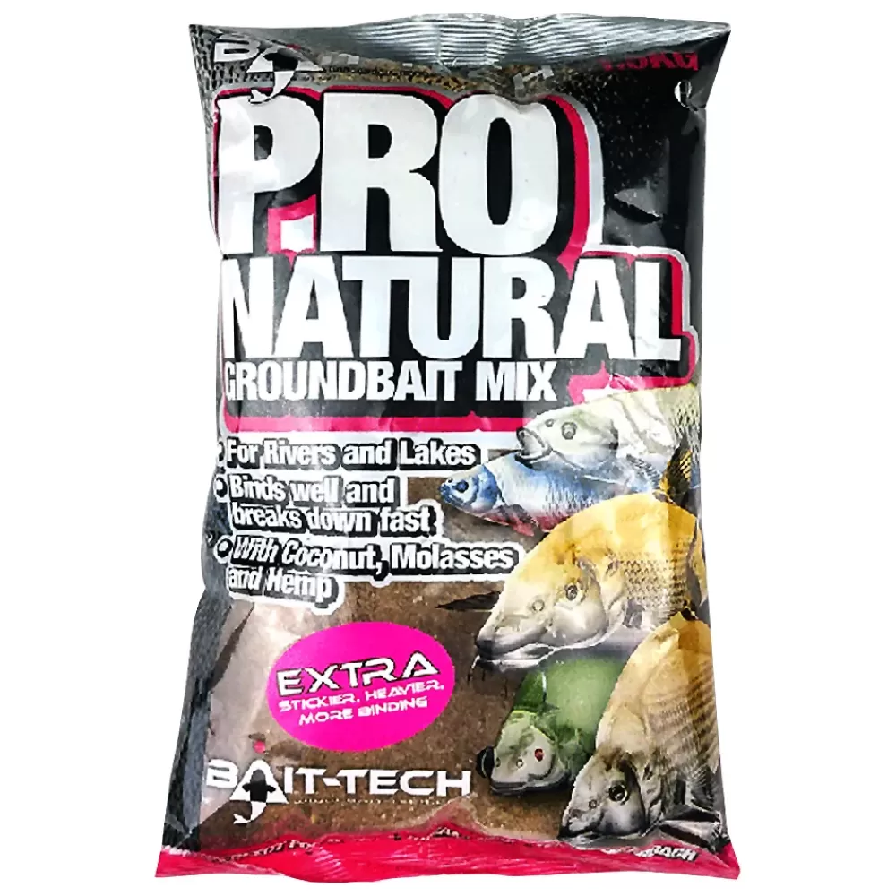 Bait-Tech Pro Natural Extra Groundbait 1.5kg