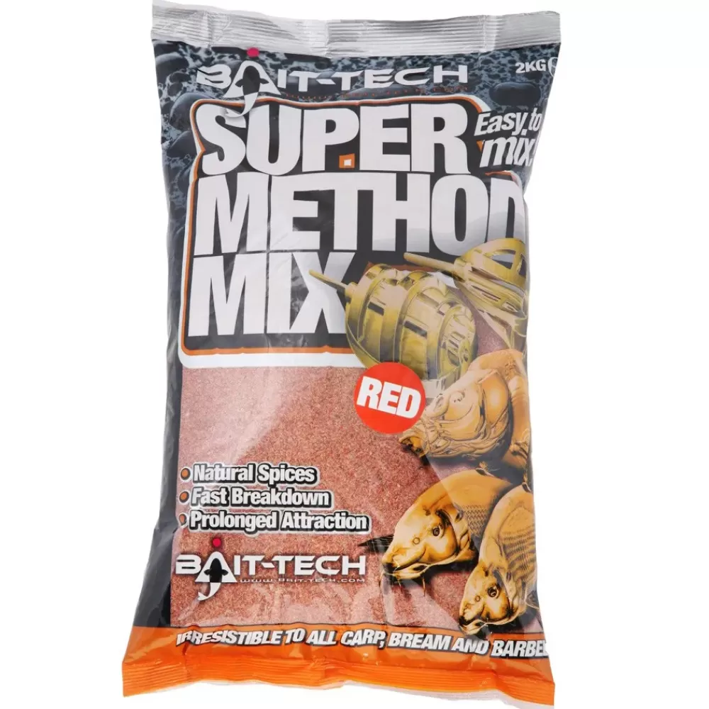 Bait-Tech Super Method Mix Red, Weight: 2kg