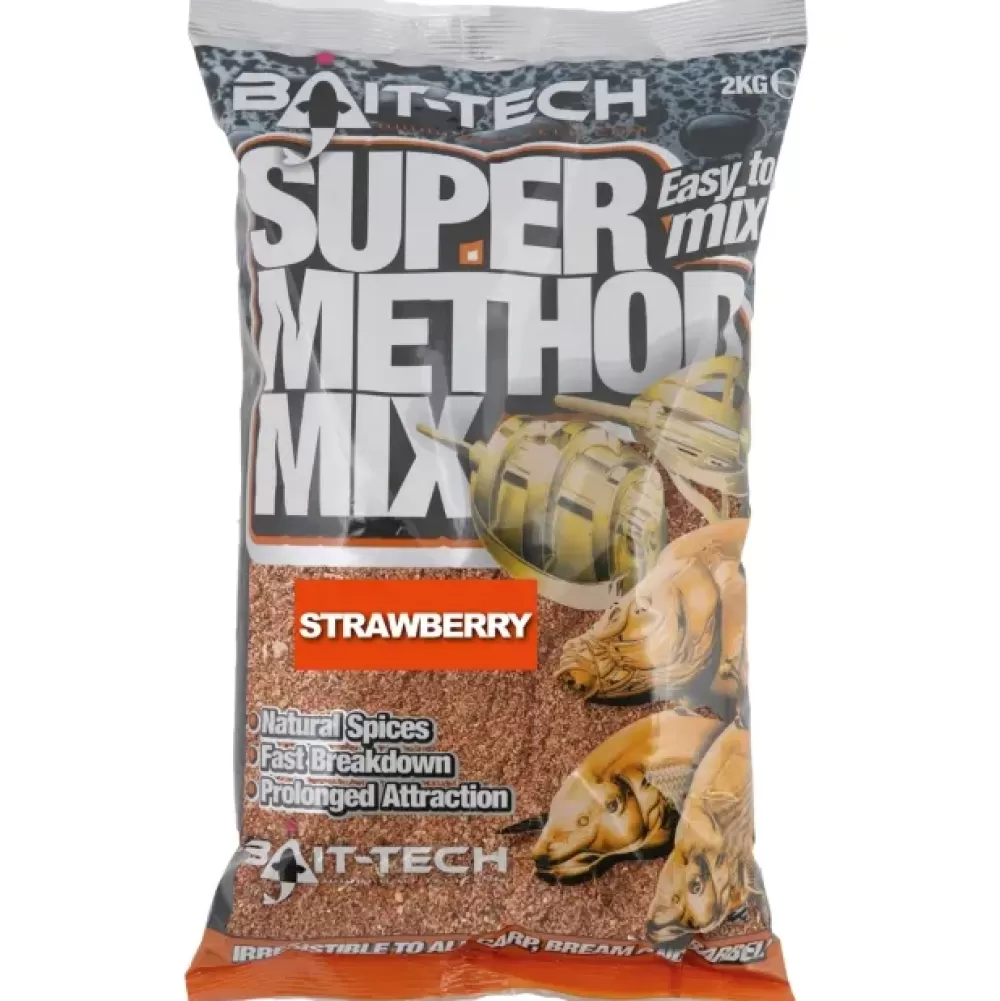 Bait-Tech Super Method Mix Strawberry 2kg