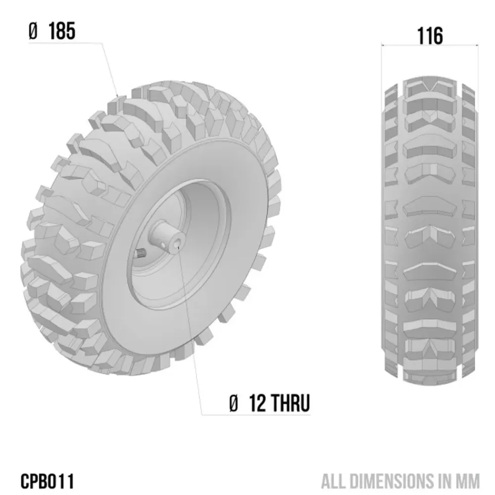 Carp Porter Big Boy Spare Wheel- Barrows & Trolleys