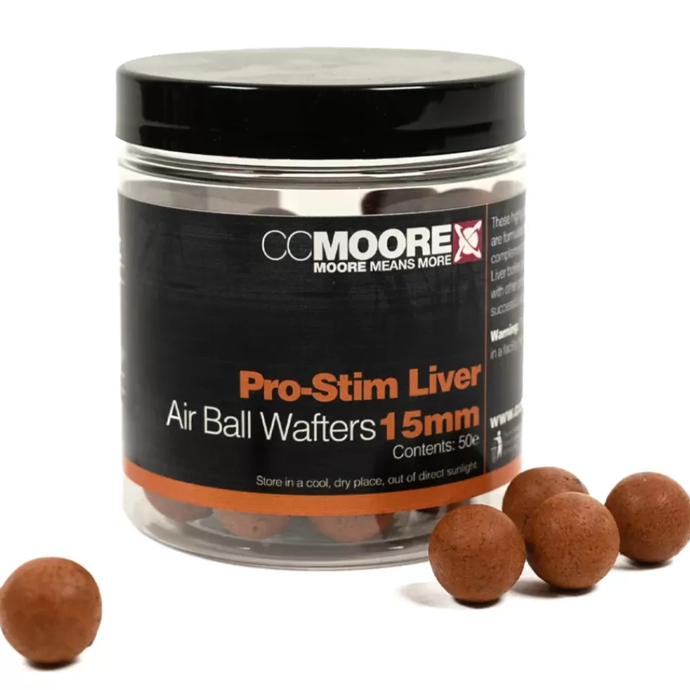 CC Moore Pro-Stim Liver Air Ball Wafters- Bait & Additives