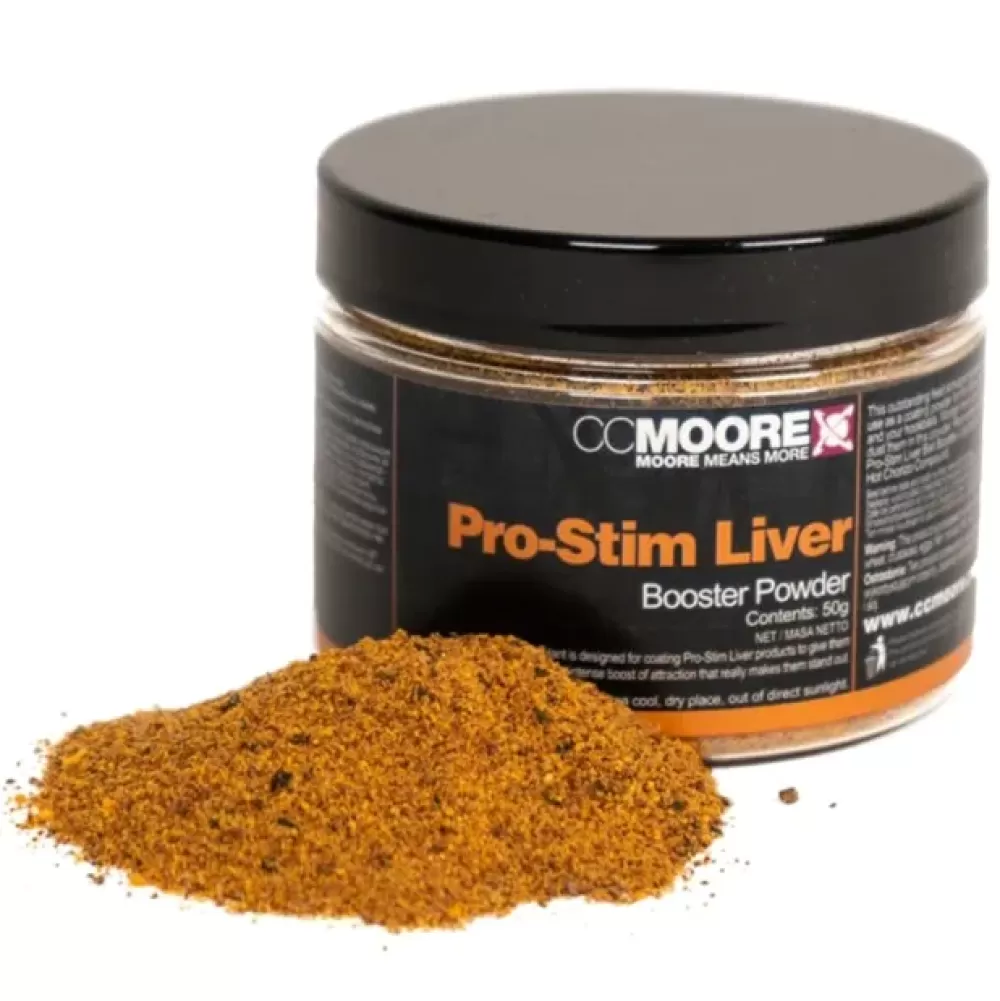 CC Moore Pro-Stim Liver Bait Booster Powder- Bait & Additives