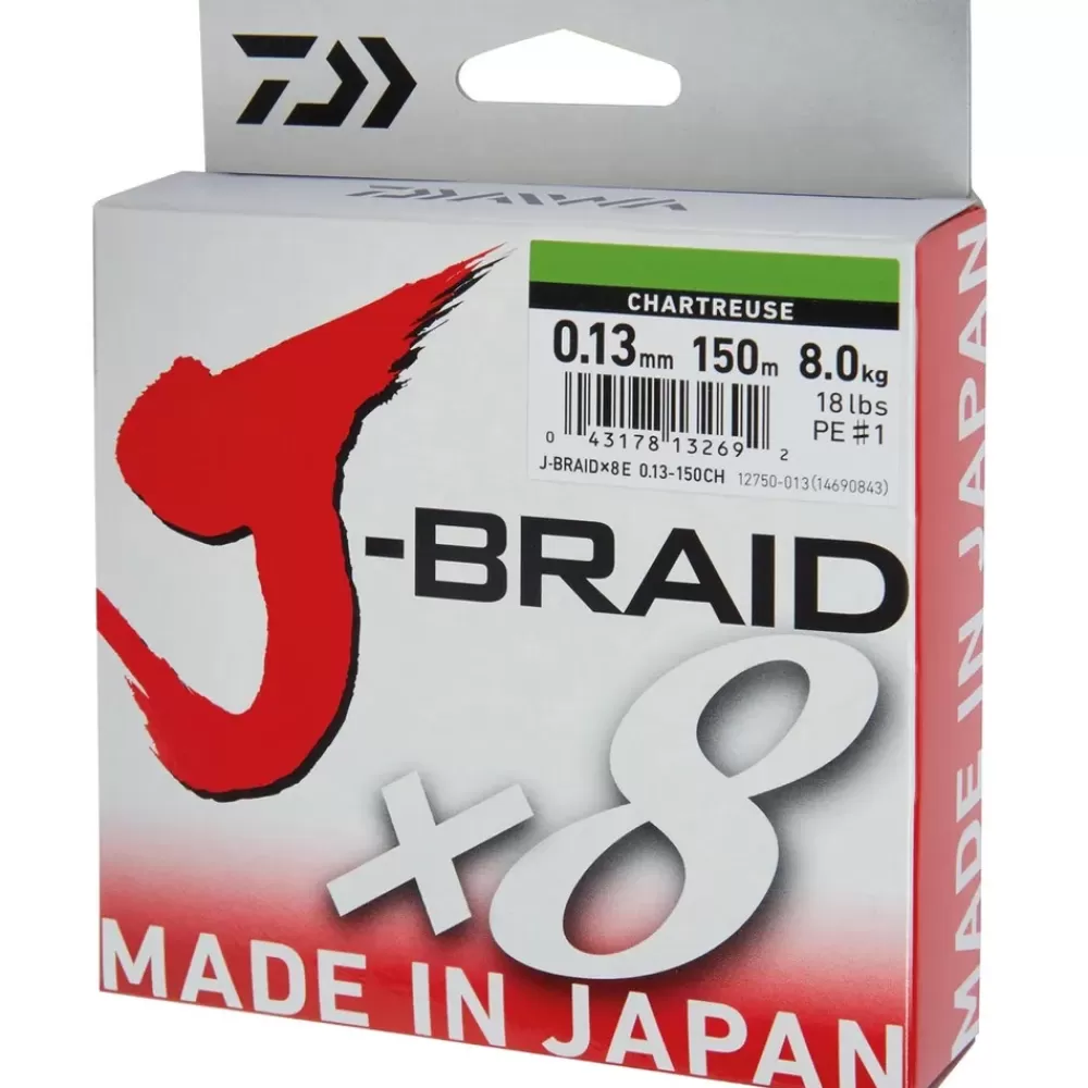 Daiwa J-Braid X8 Chartrusse