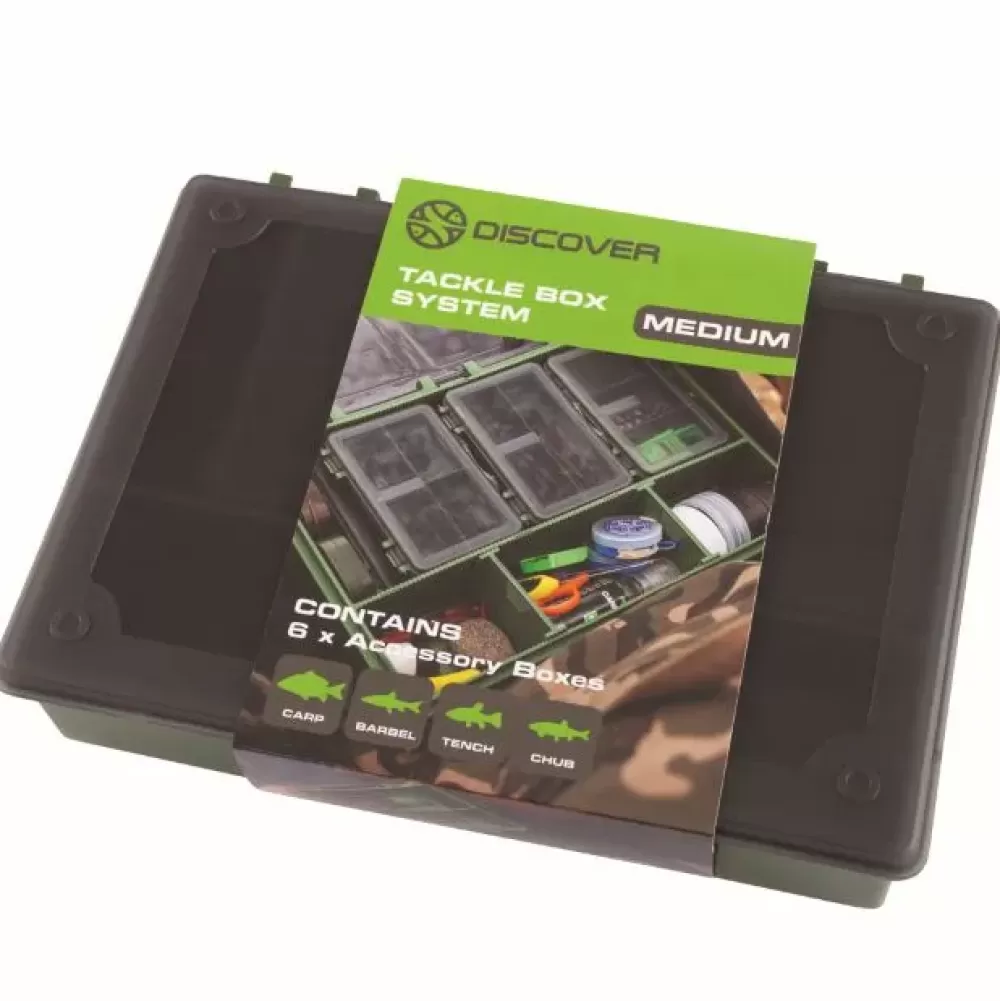 Discover Tackle Box Medium System- Tackle Boxes