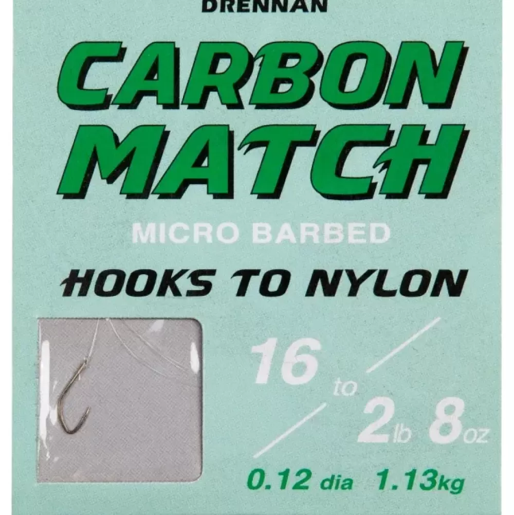 Drennan Carbon Feeder Hook To Nylon Hook