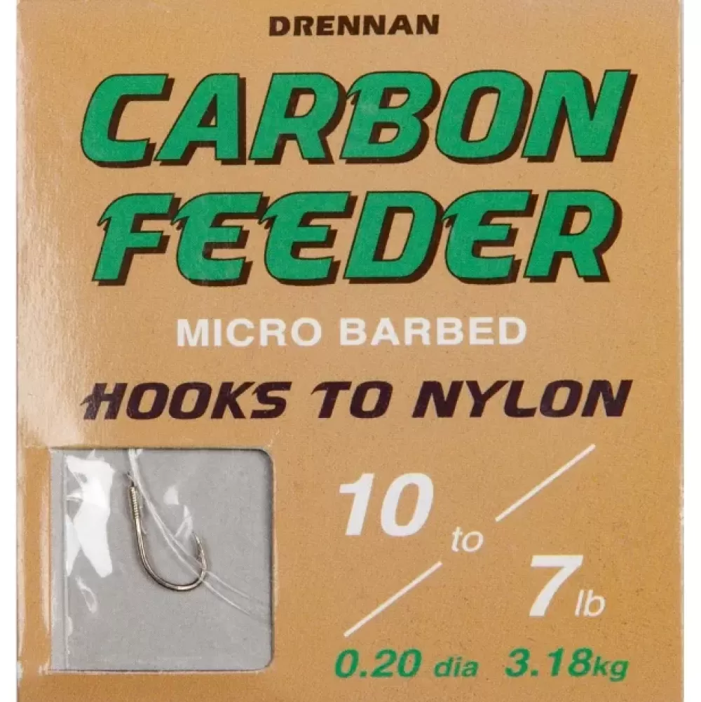 Drennan Carbon Match Hook To Nylon Hook