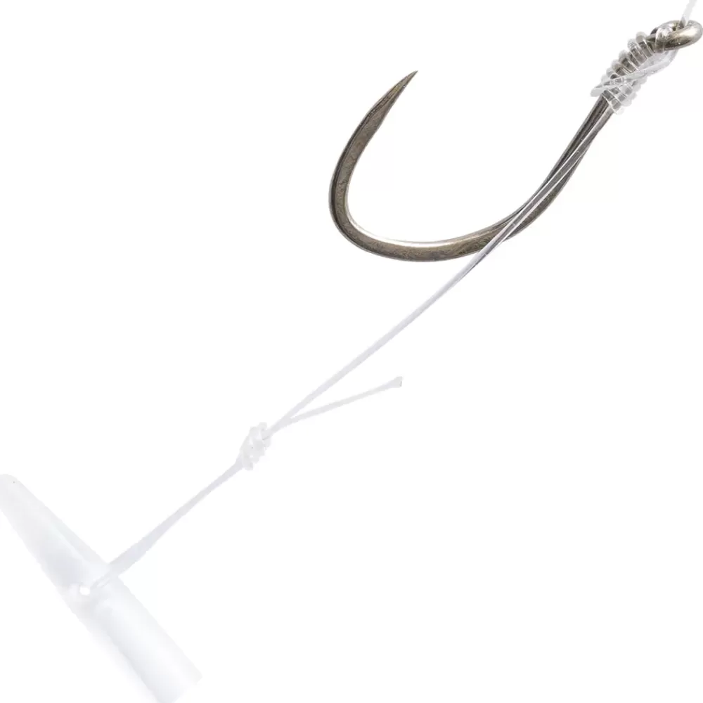 Drennan Carp Pushstop Hook to Nylon 6 Inch