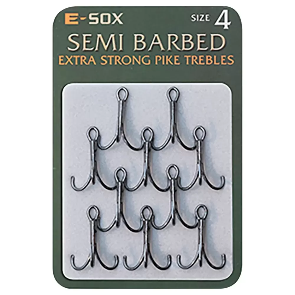 Drennan E-Sox Extra Strong Pike Fishing Trebles