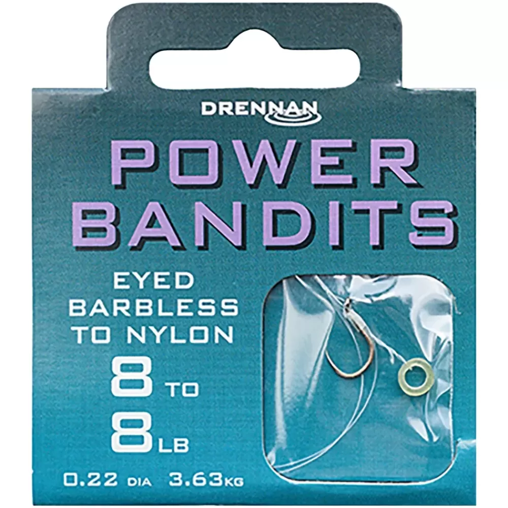 Drennan Power Bandits Fishing Hooks to Nylon