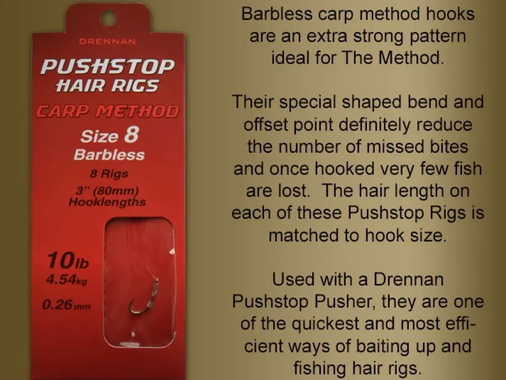 Drennan Quickstop Carp Method Fishing Hair Rigs