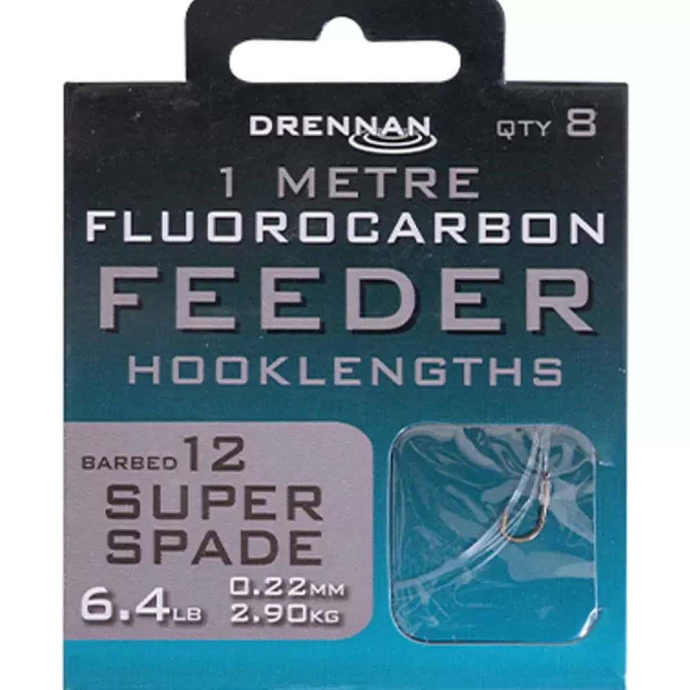 Drennan Super Spade Flurocarbon Feeder Rig 1m