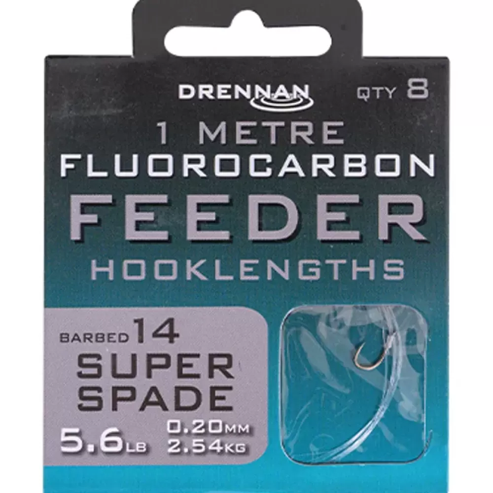 Drennan Super Spade Flurocarbon Feeder Rig 1m