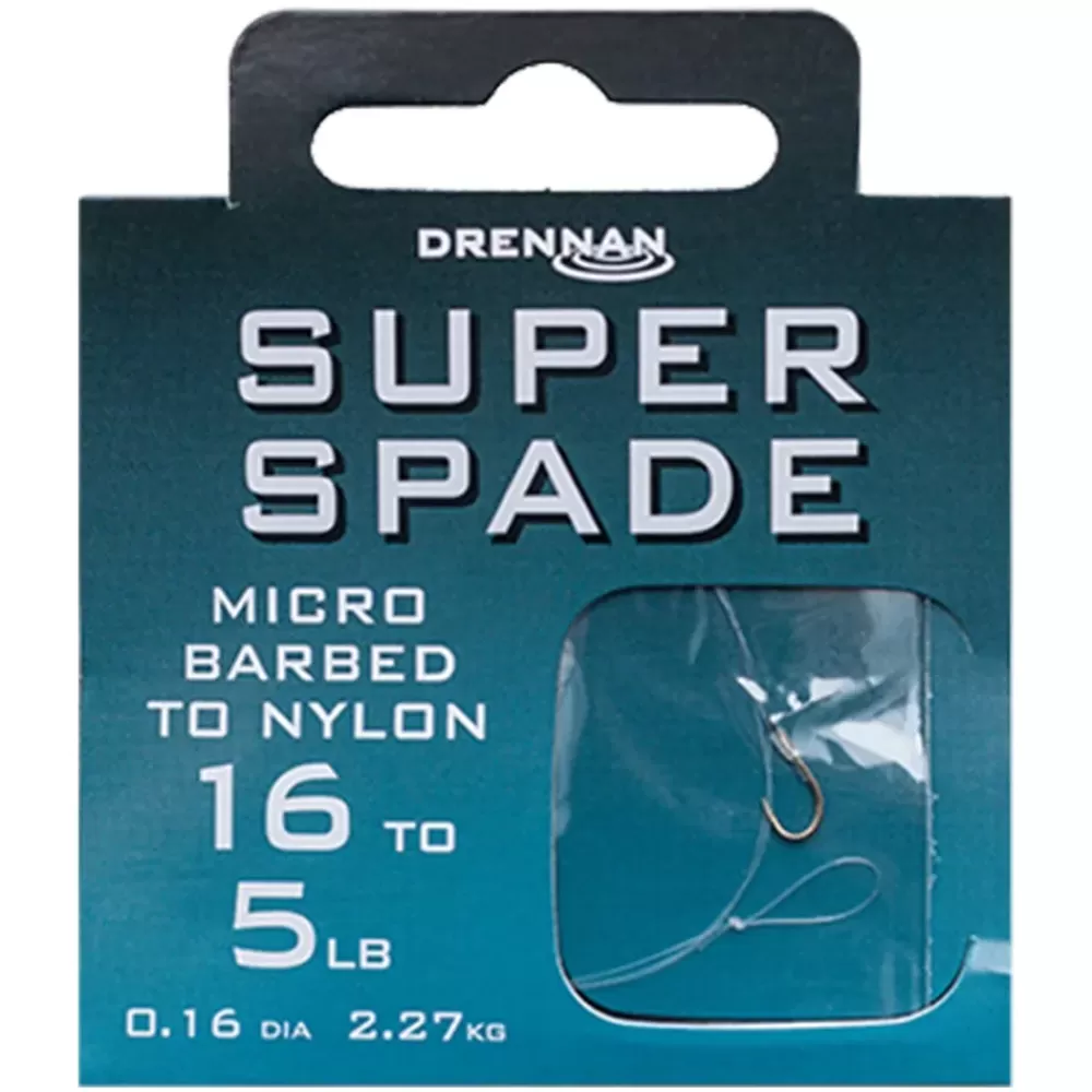 Drennan Super Spade Hook To Nylon Hook