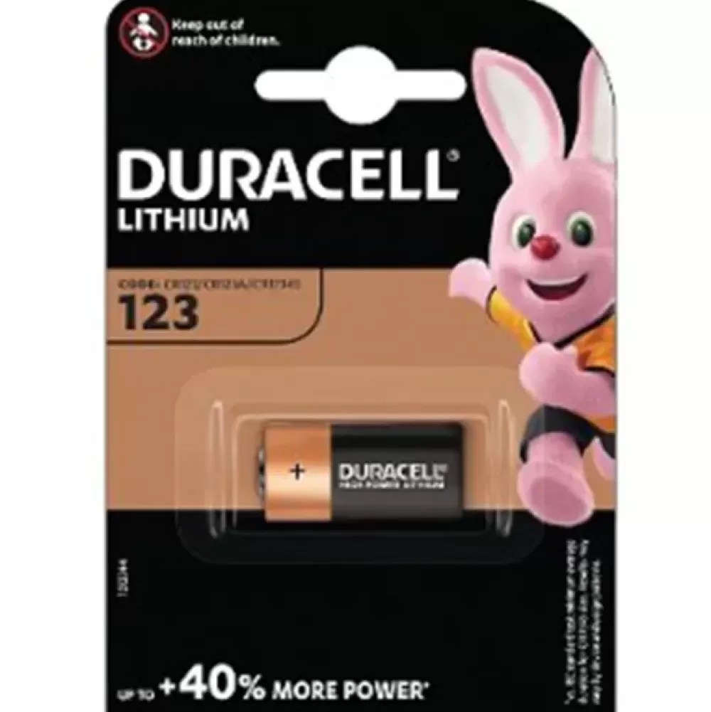 Duracell Lithium CR123 (DL123) - 1 Pack- Tools