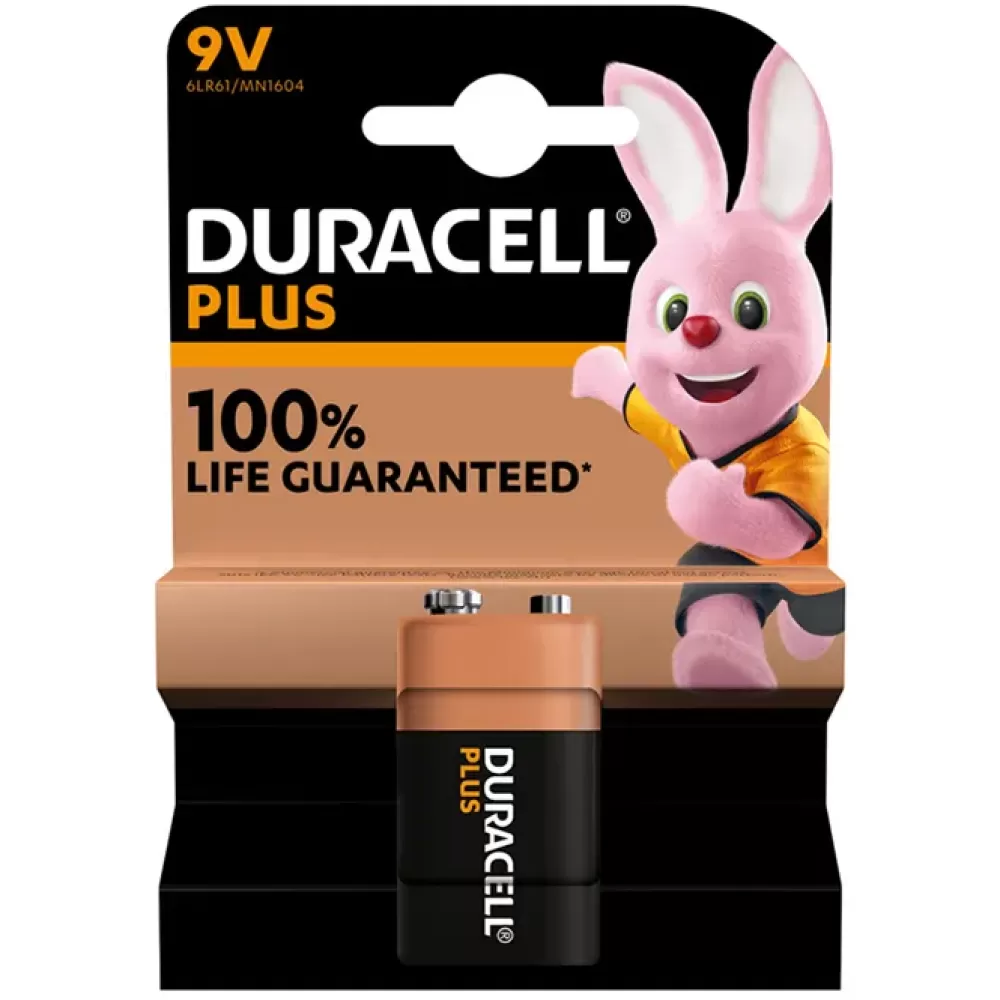 Duracell 9V Plus 100% Batteries- New Arrivals | Miscellaneous