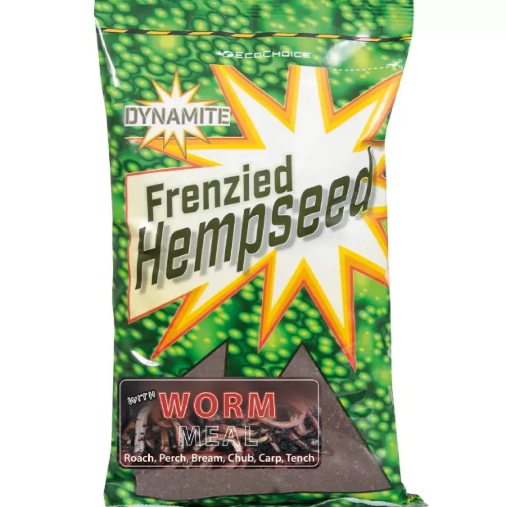 Dynamite Baits Frenzied Hemp Dark Worm Groundbait 900g