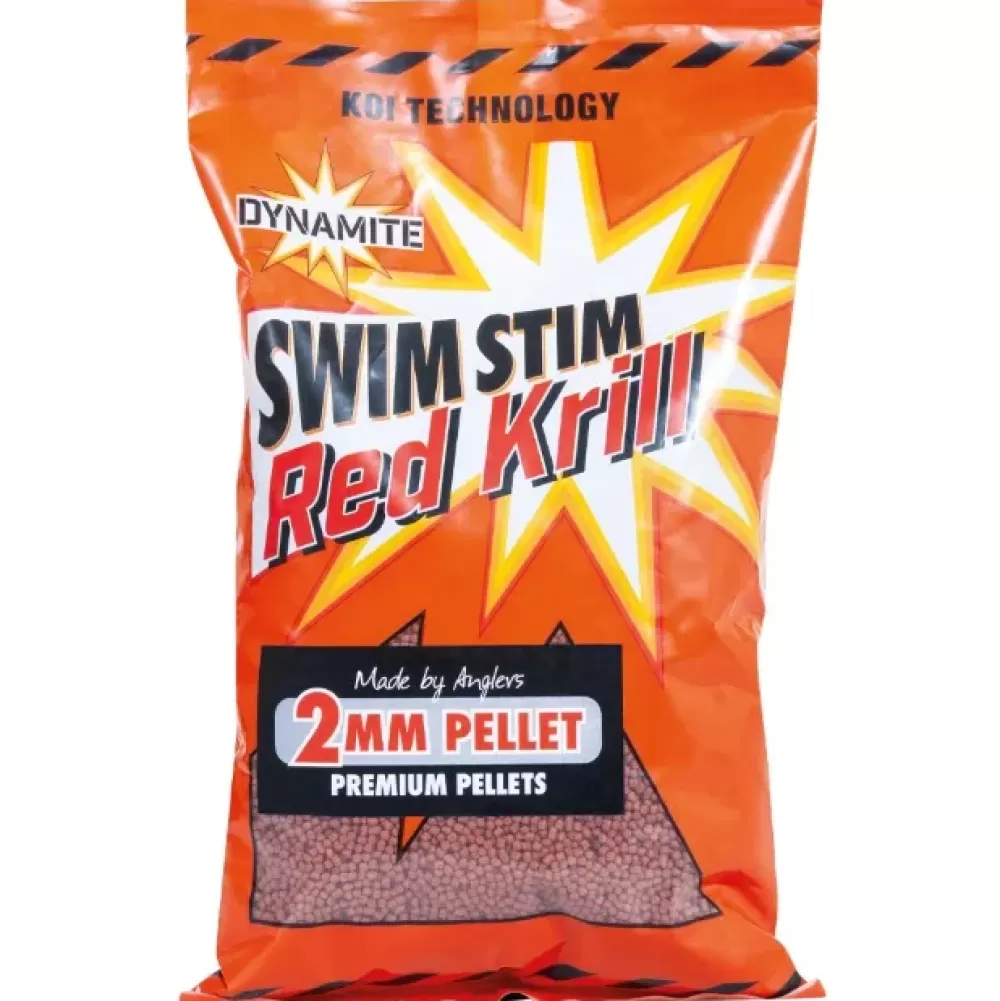 Dynamite Baits Swim Stim Red Krill Carp Pellets