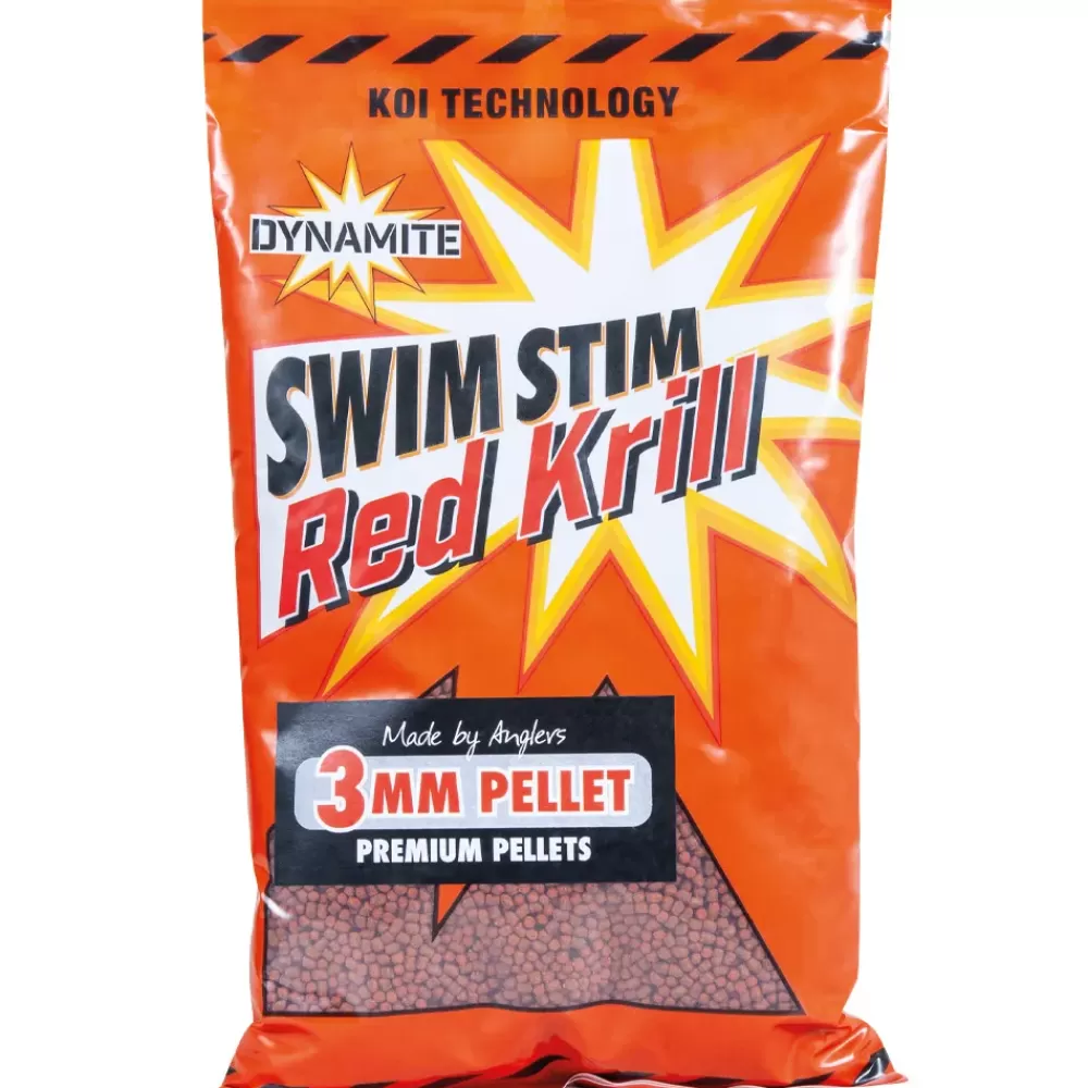 Dynamite Baits Swim Stim Red Krill Carp Pellets