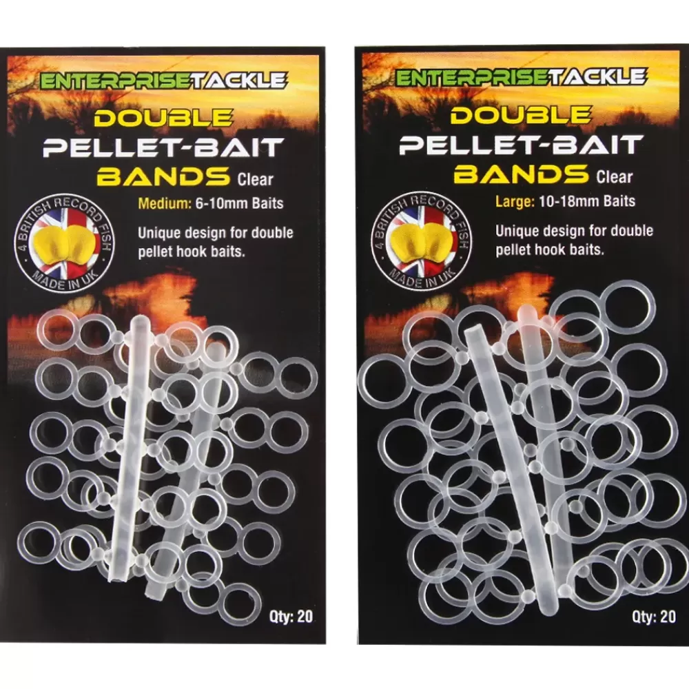 Enterprise Tackle Double Pellet Bait Band Clear