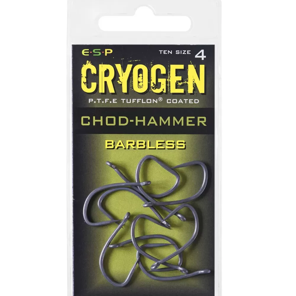 ESP Cryogen Chod Hammer Hooks Barbless- Terminal Tackle