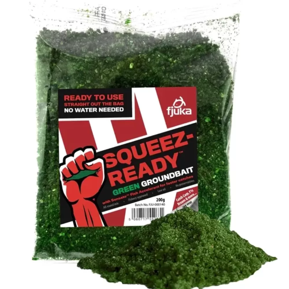 Fjuka Squeez-Ready Green Groundbait