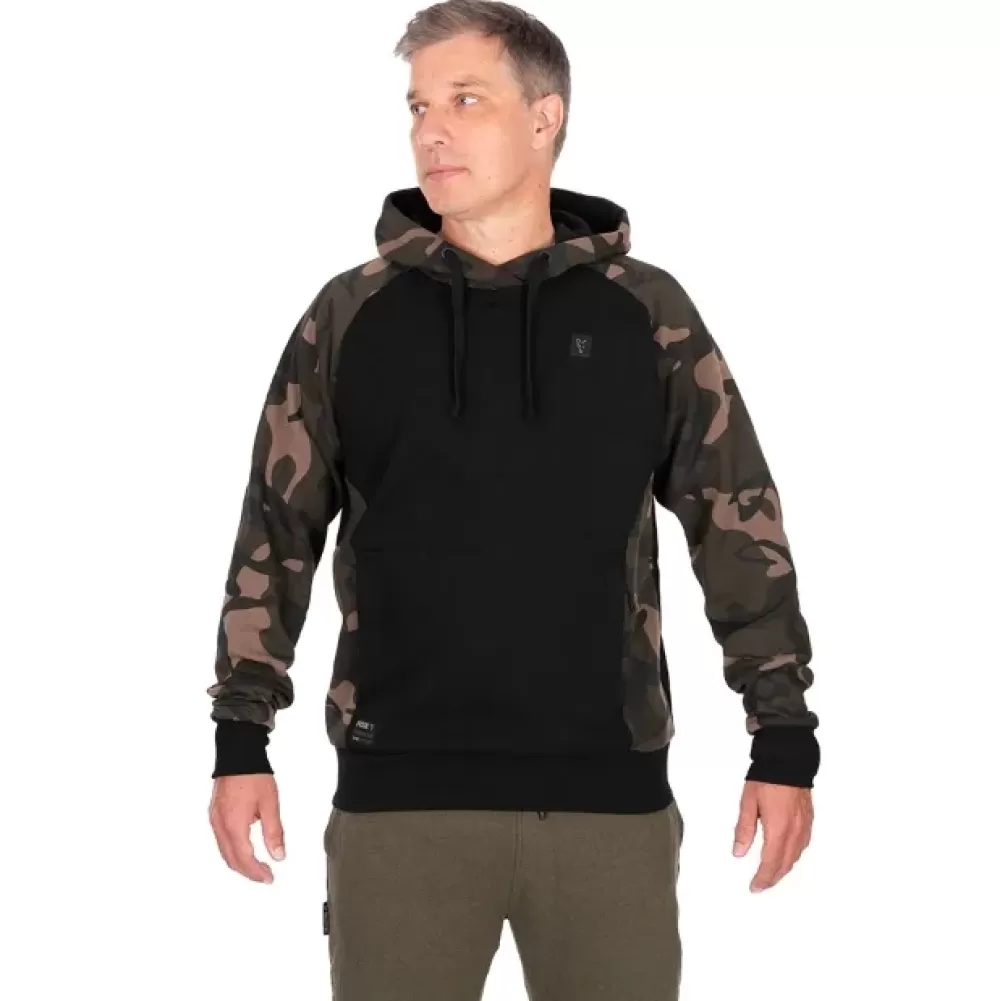 Fox Black / Camo Pullover Premium 310 Hoodie- Clothing