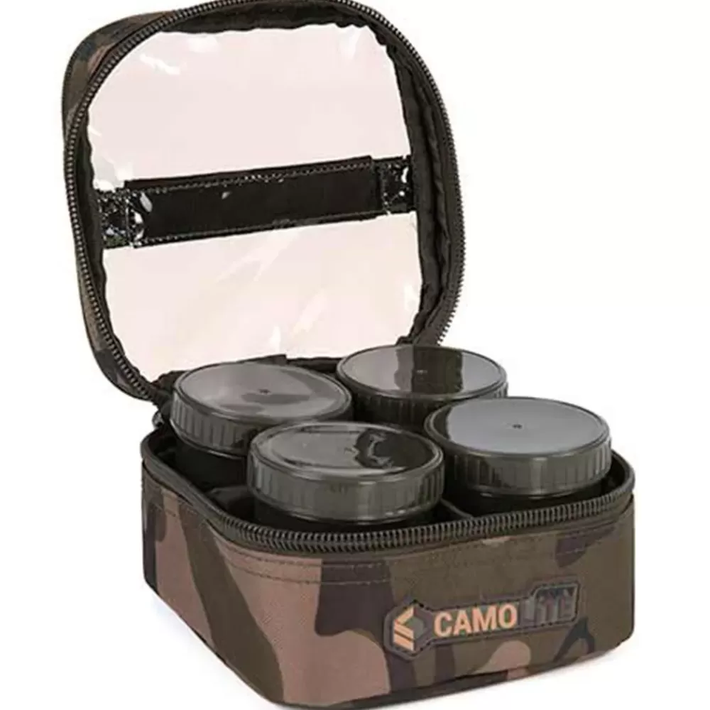 Fox Camolite 6 Pot Hookbait Case- Bait Making Equipment