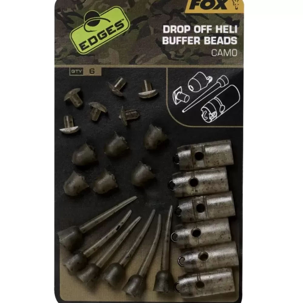 Fox Edges Camo Drop Off Heli Buffer Bead Kit- Terminal Tackle