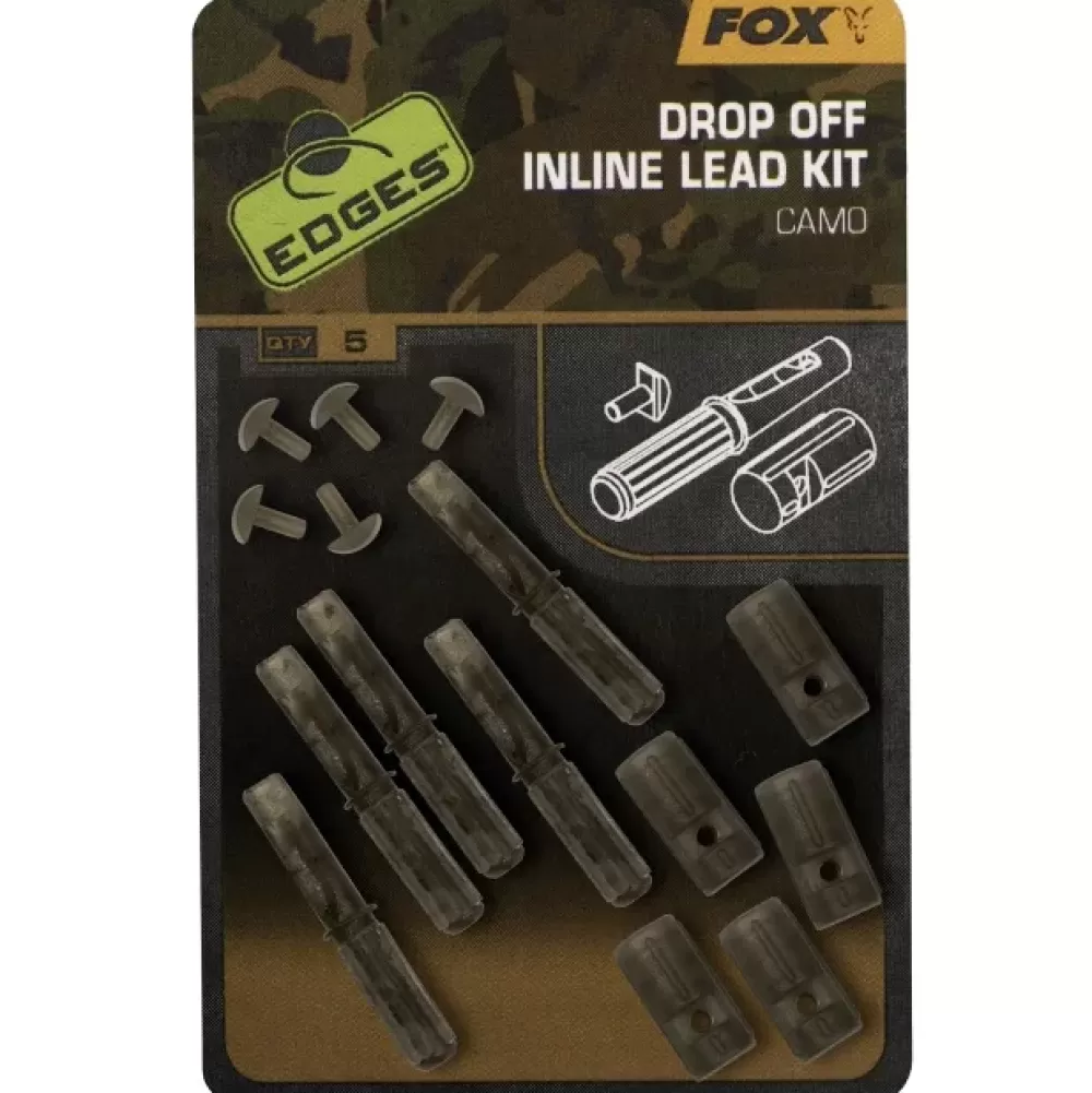 Fox Edges Camo Inline Lead Drop Off Kit- Terminal Tackle