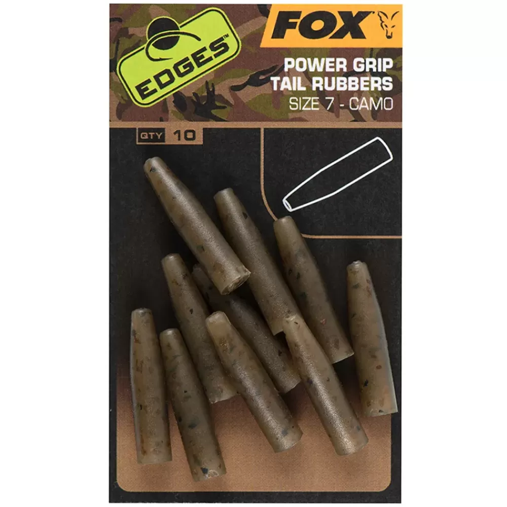 Fox Edges Camo Power Grip Tail Rubbers- Terminal Tackle