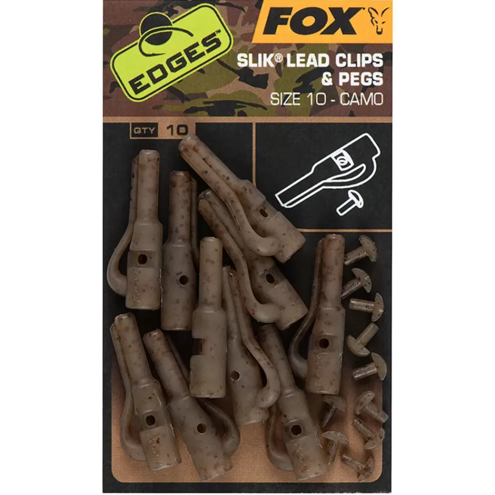 Fox Edges Camo Slik Lead Clip & Pegs- Terminal Tackle