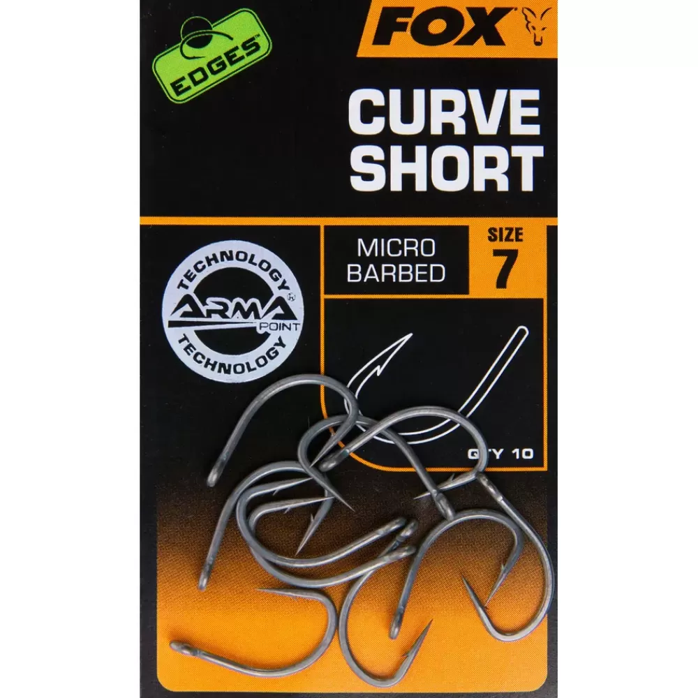 Fox Edges Curve Shank Short Hook