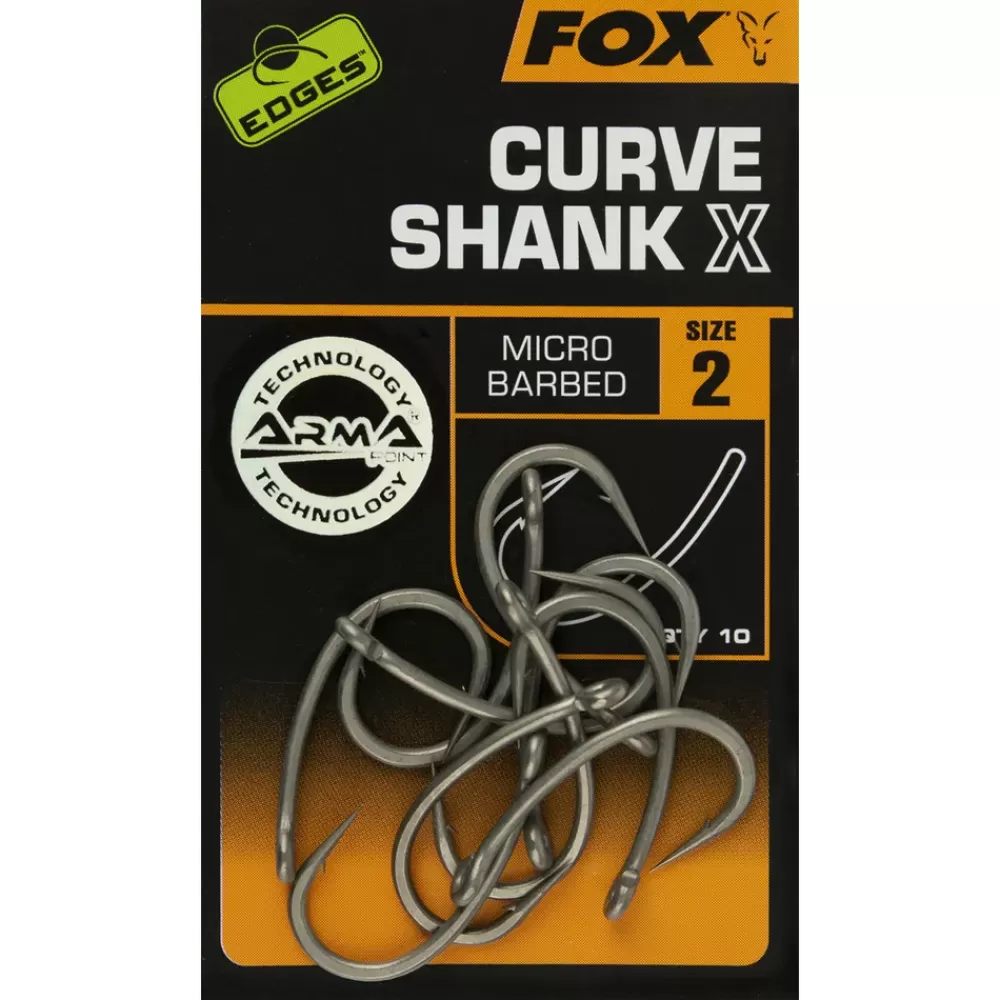 Fox Edges Curve Shank X Micro Barbed Hooks