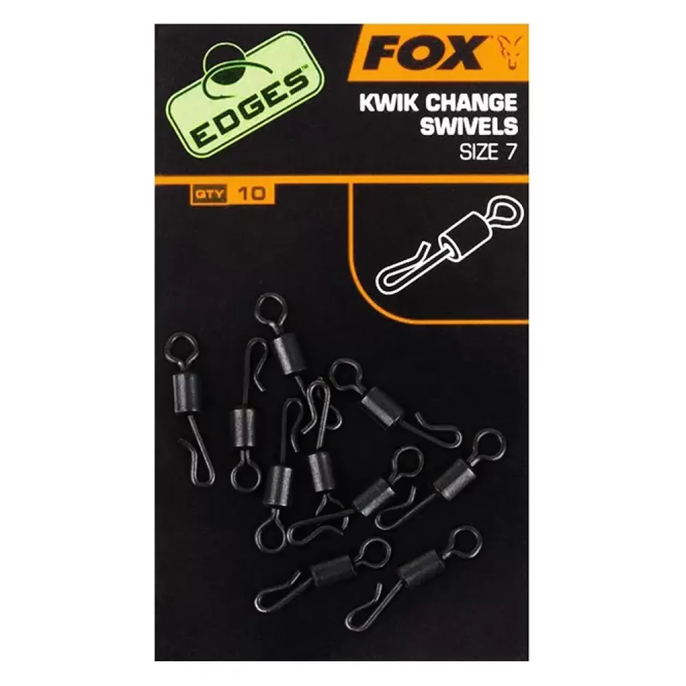 Fox Edges Kwik Change Fishing Swivels