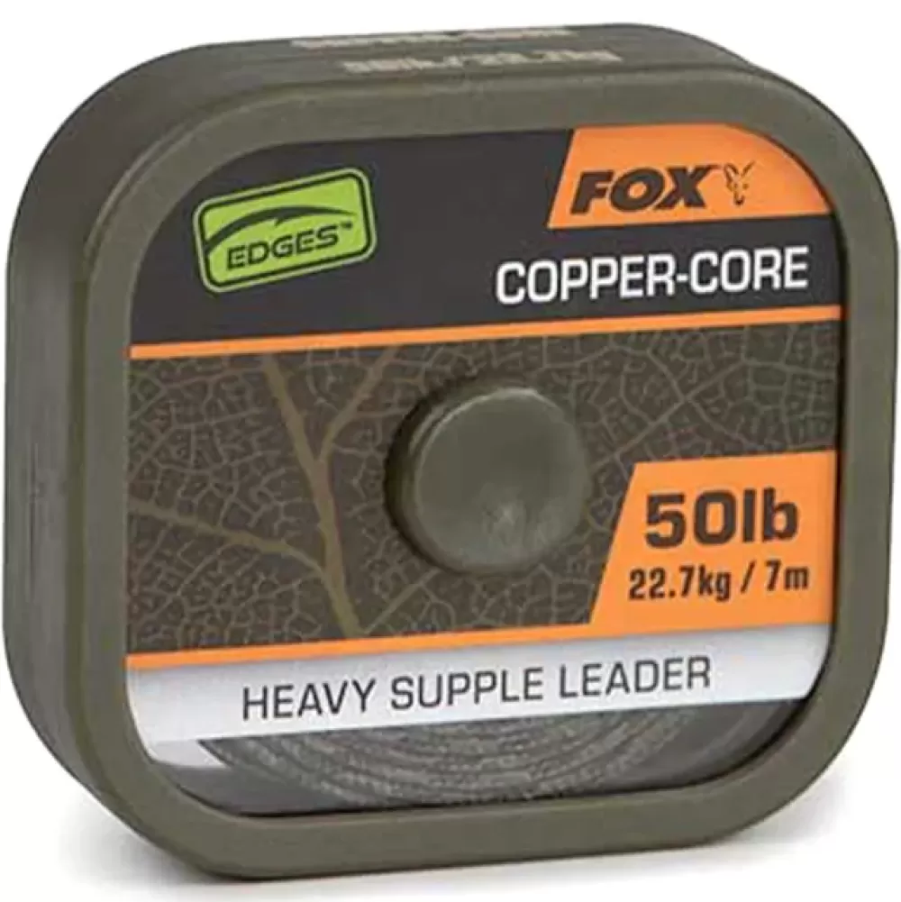Fox Edges Naturals Copper-Core Leader 7m- Terminal Tackle