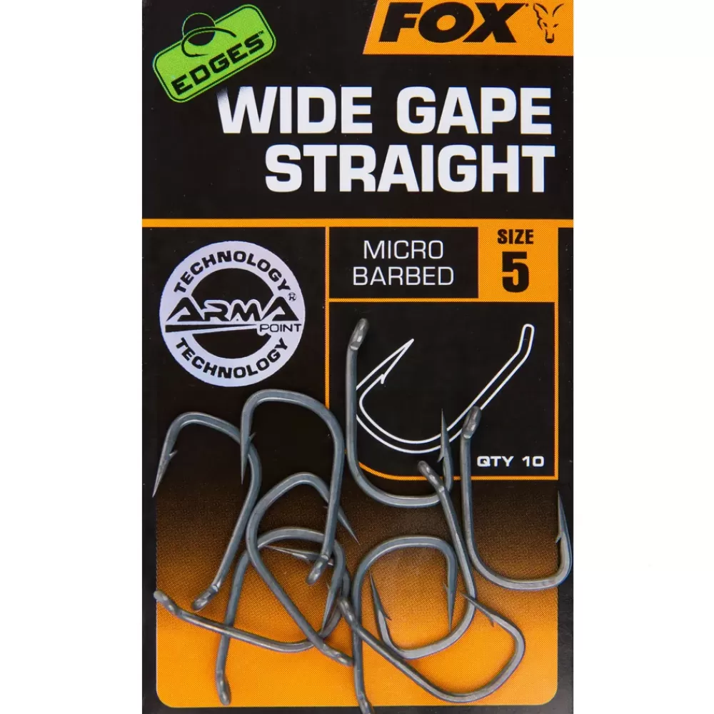 Fox Edges Wide Gape Straight Fishing Hook