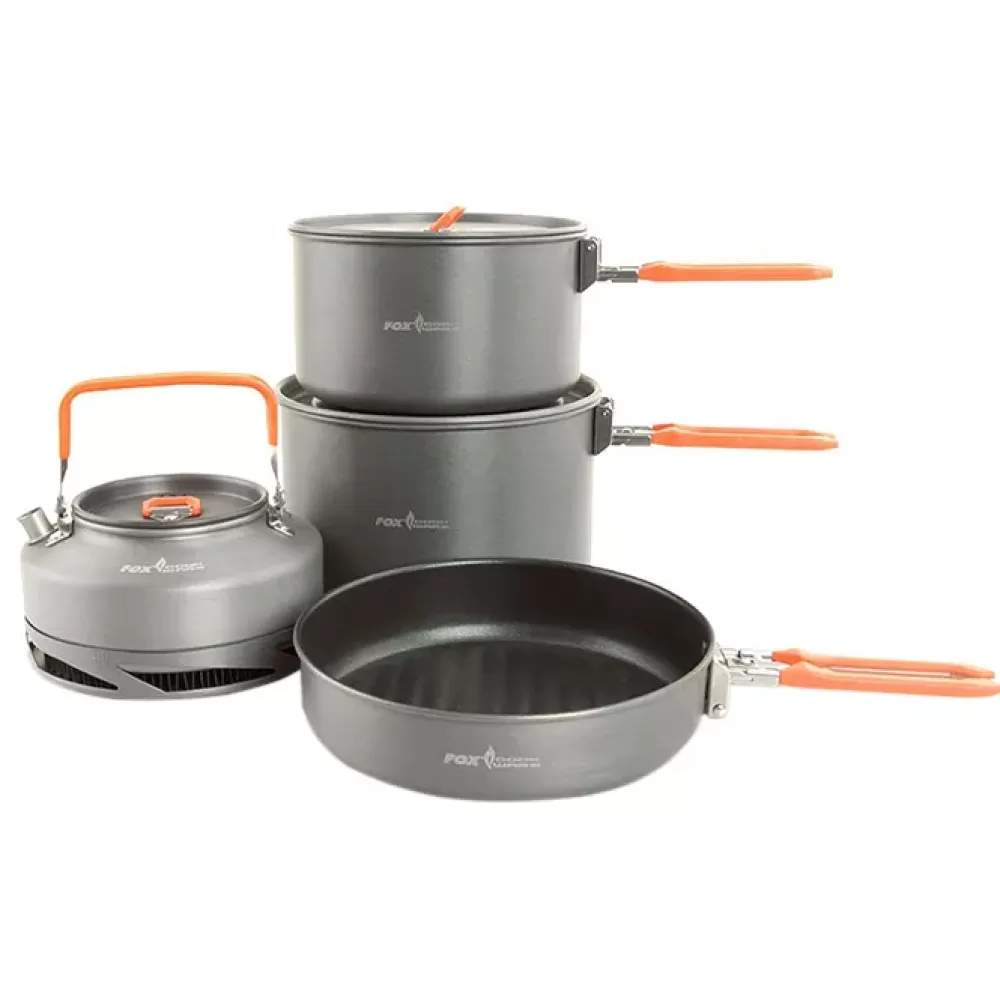 Fox Fishing Cookware Set - Large (4 Piece)