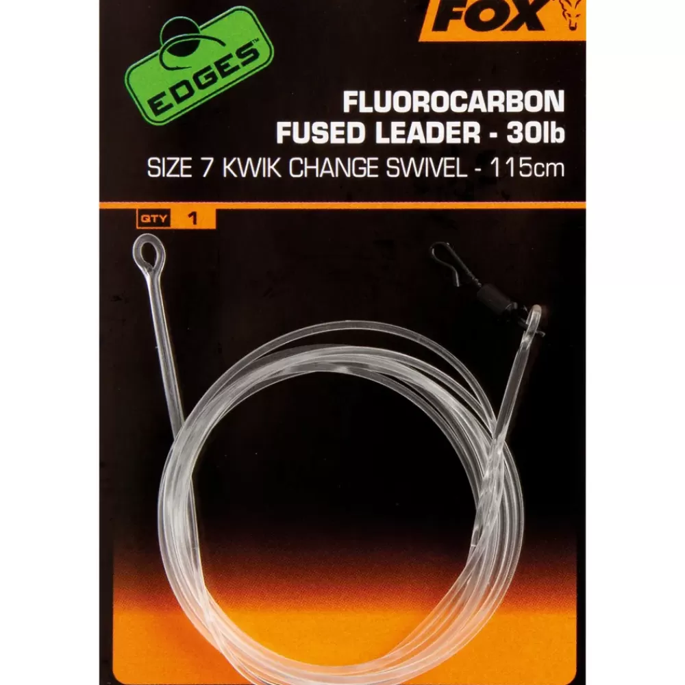 Fox Fluorocarbon Fused Leader 30lb 115cm- Terminal Tackle