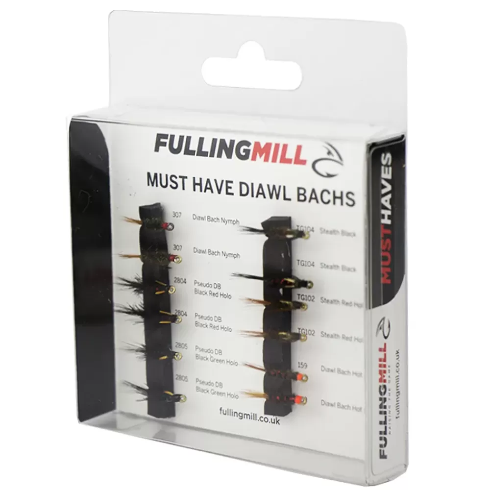 Fulling Mill Must Have Diawl Bachs 12 Flies