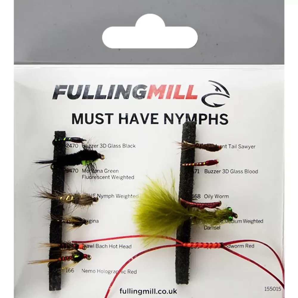 Fulling Mill Must Have Nymphs 11 Flies