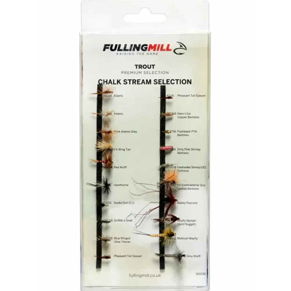 Fulling Mill Premium Chalk Stream Selection 20 Flies