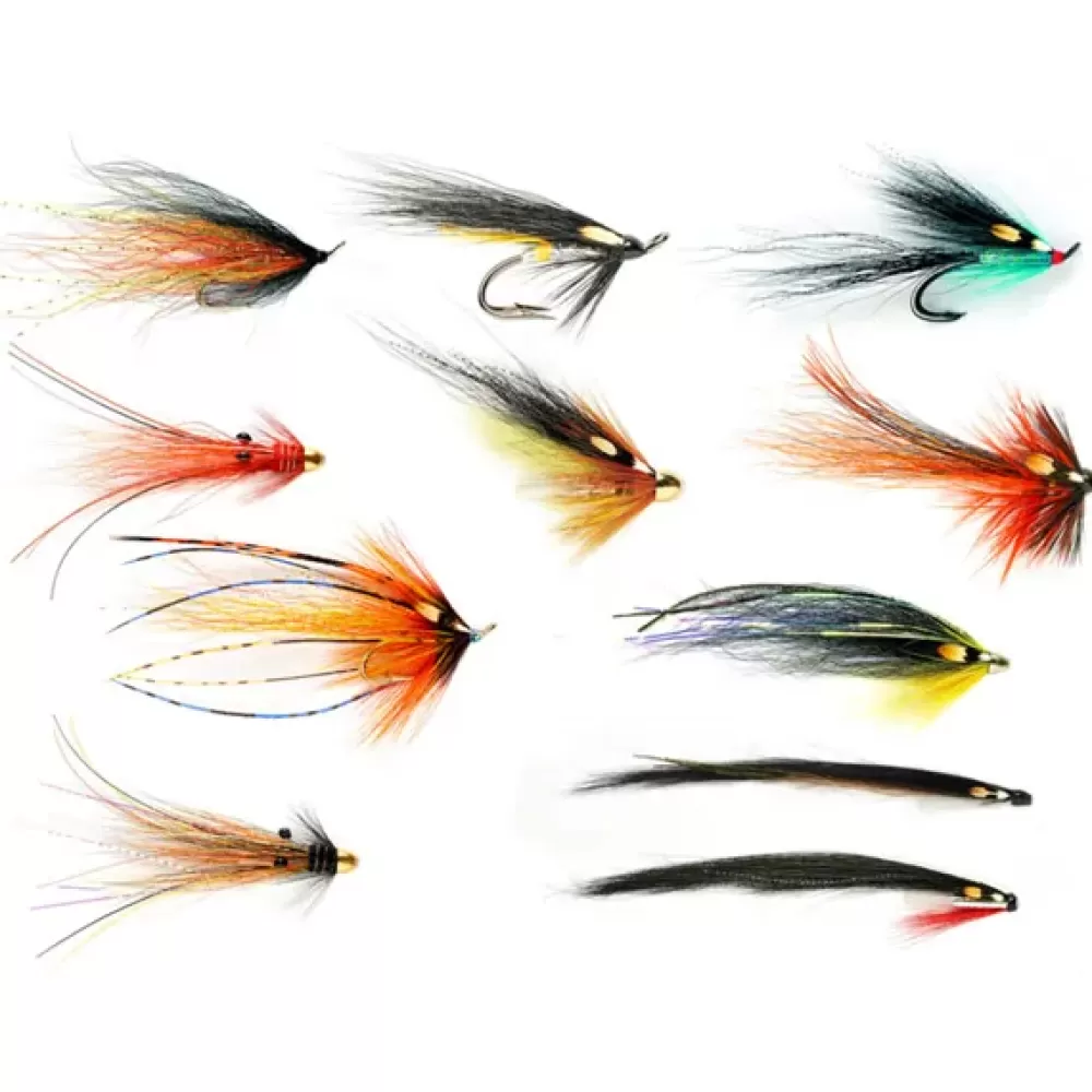 Fulling Mill Premium High Water Salmon Doubles Selection 11 Flies