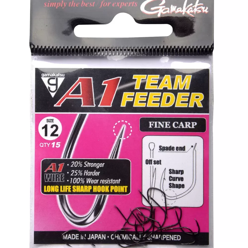 Gamakatsu A1 Team Feeder Fine Carp Hooks