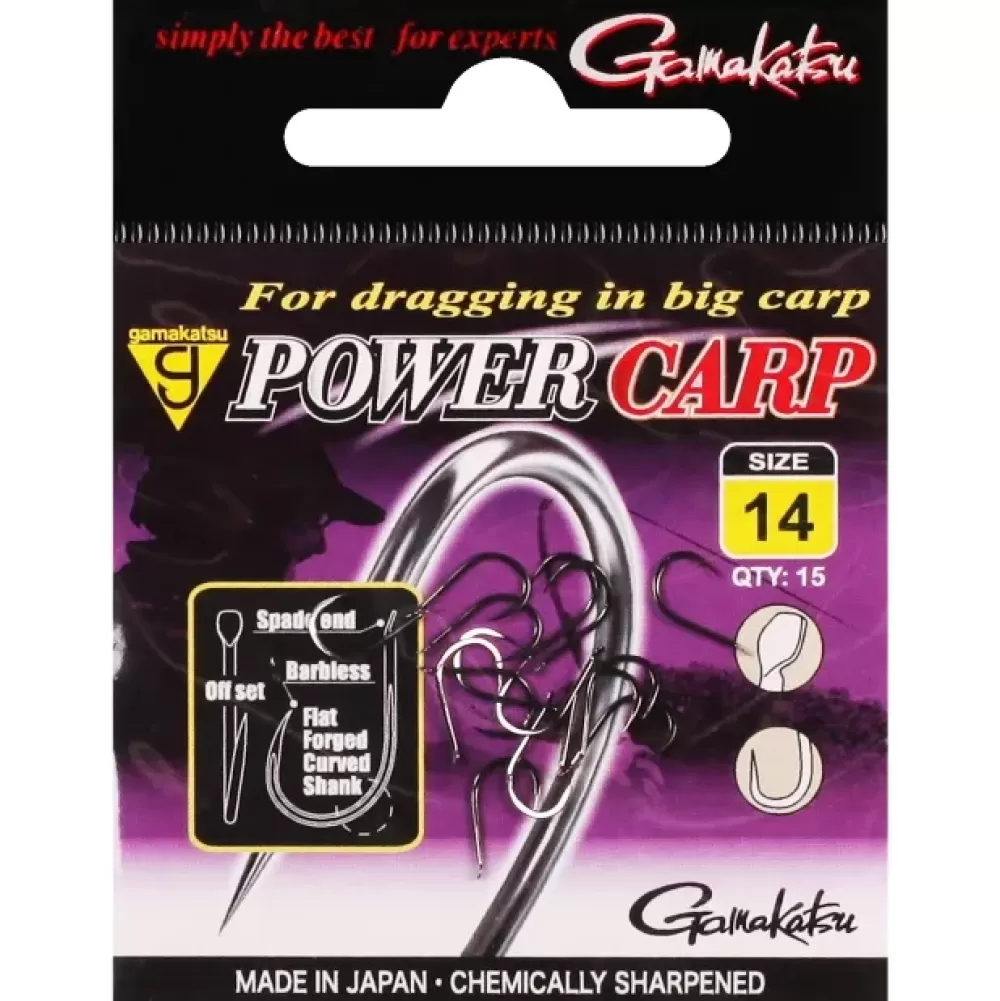 Gamakatsu Barbless Power Carp NSB Hook