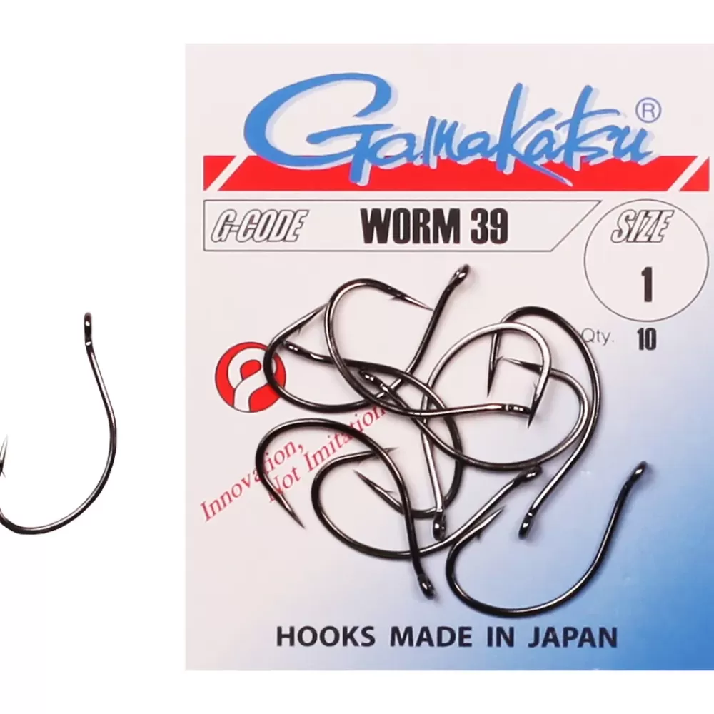 Gamakatsu Worm 39 Hooks