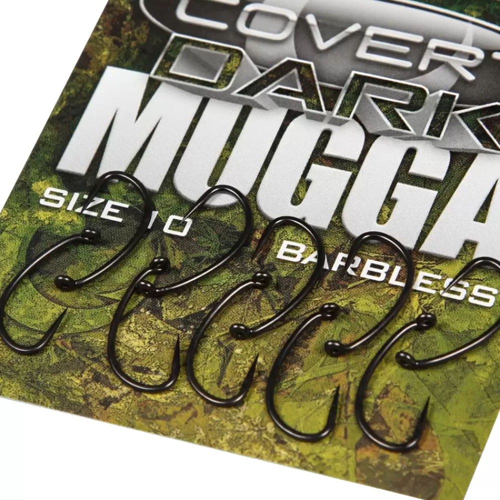 Gardner Covert Dark Mugga Hooks Barbless